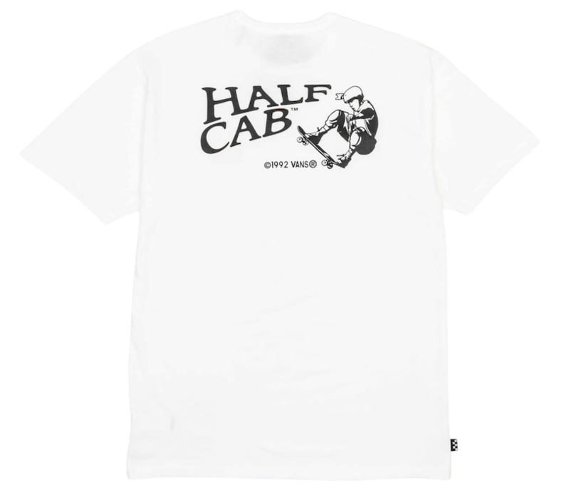 Vans Half Cab 30th Off The Wall Classic Tee - White