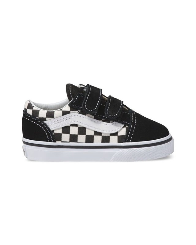 Vans Toddler Old Skool V - Primary Checkerboard Black/White