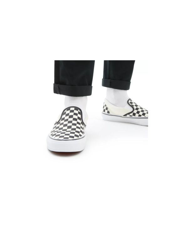 Skate Slip-On - Black/White Checkerboard