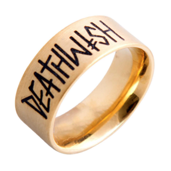 Deathwish Deathspray Gold Ring