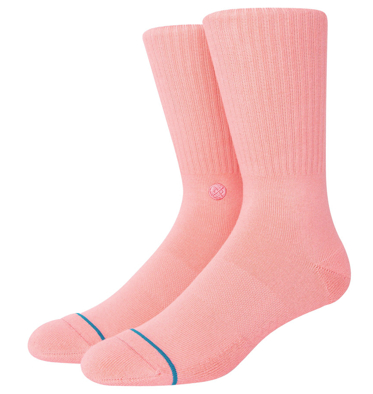 Stance Icon Crew Socks - Pink