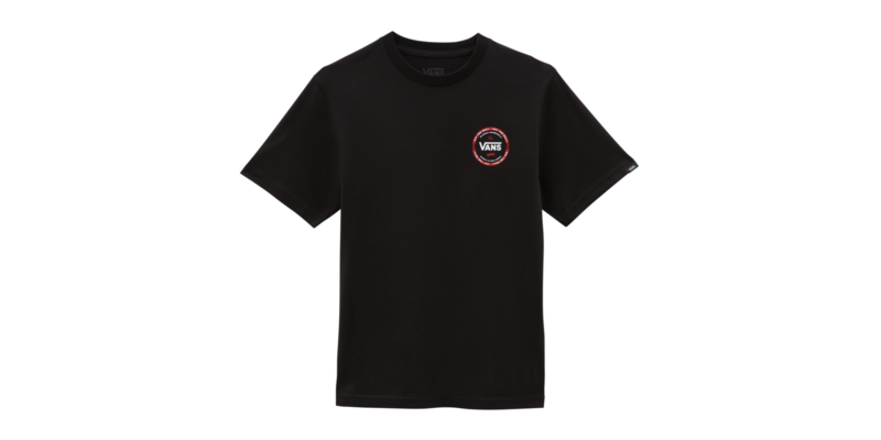Vans Boys Logo Check T-Shirt - Black