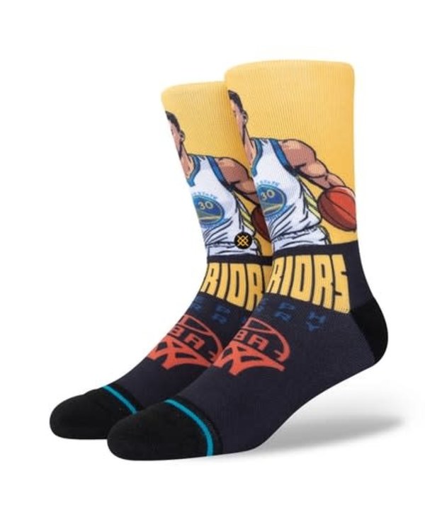NBA Graded Steph Curry Crew Sock - Gold