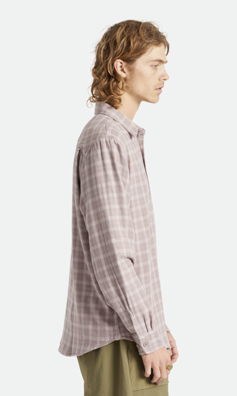 Brixton Bowery Soft Weave L/S Flannel - Orchid