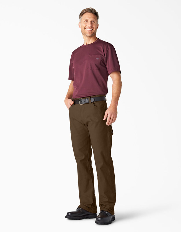 Dickies Carpenter Duck Jeans - Rinsed Timber Brown (RTB)