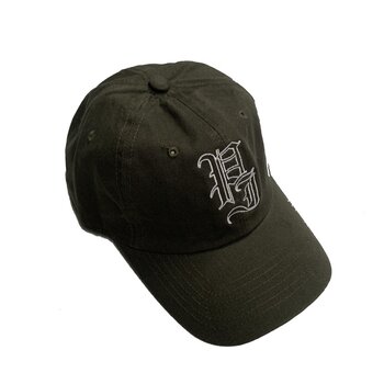 Palm Isle Stamp Embroidered Cap - Olive
