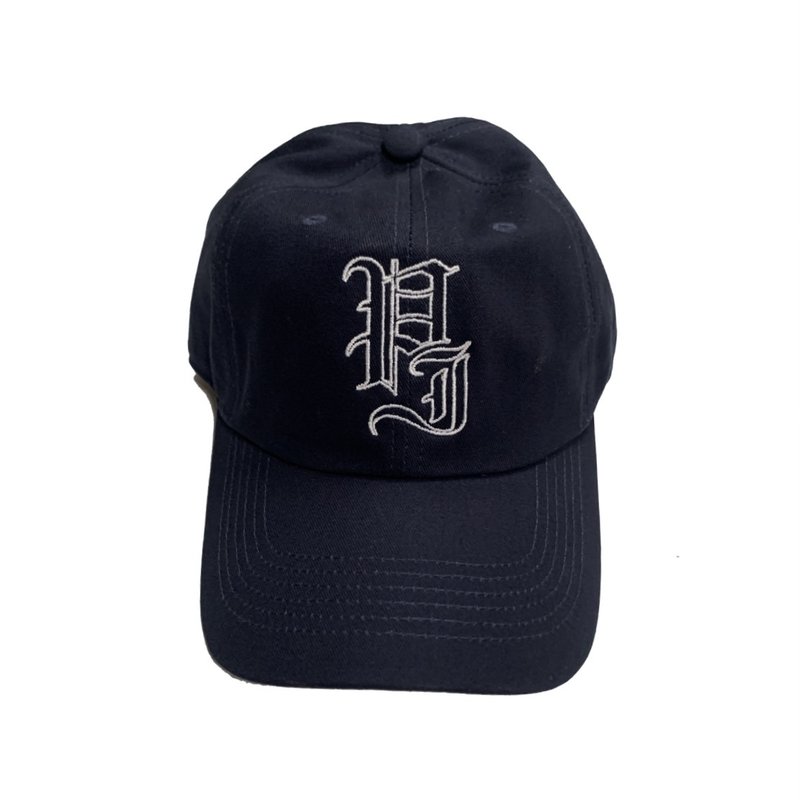 Palm Isle Stamp Embroidered Cap - Navy