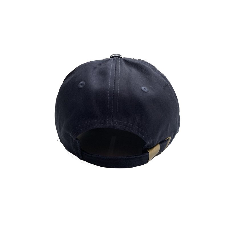 Palm Isle Stamp Embroidered Cap - Navy