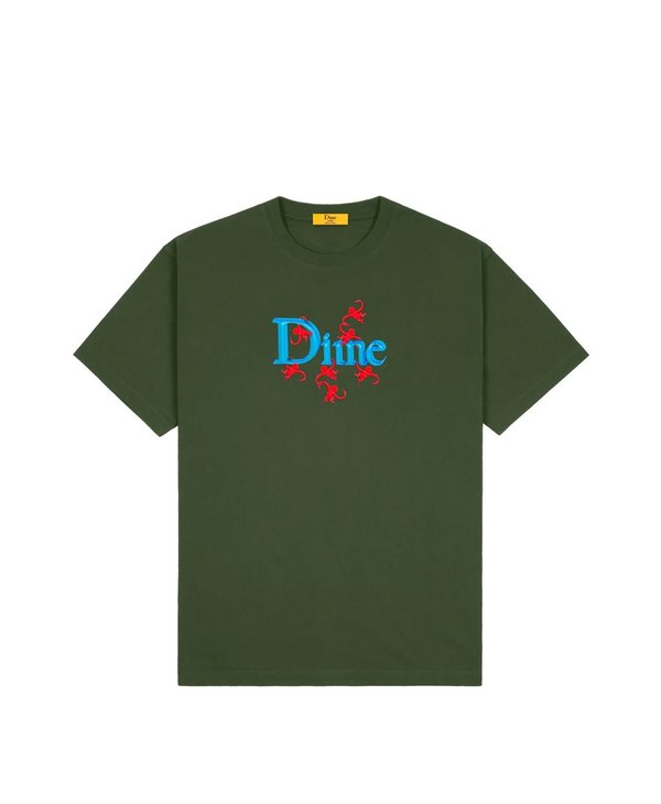 Dime Classic Monke T-Shirt - Dark Olive