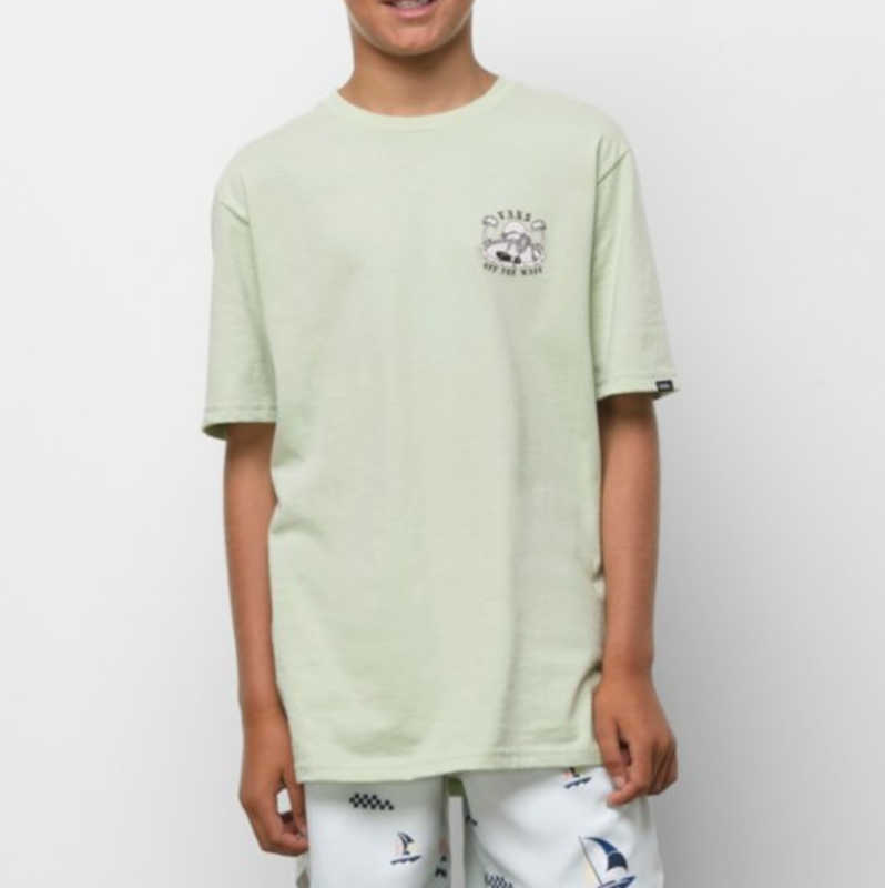 Vans Boys Layback Palms T-Shirt - Celadon Green