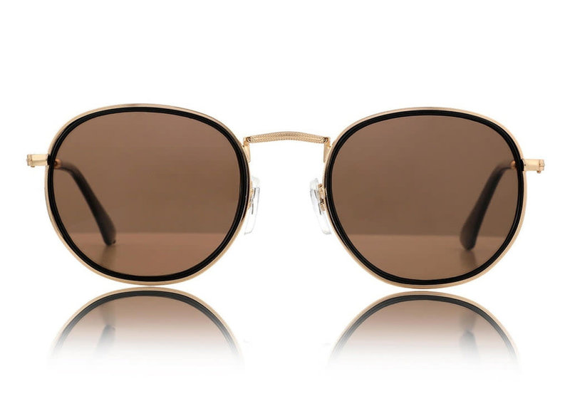 Glassy Hudson Polarized Sunglasses - Black/Brown