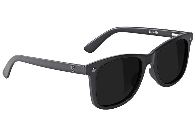 Glassy Mikemo Premium Polarized Sunglasses - Matte Blackout