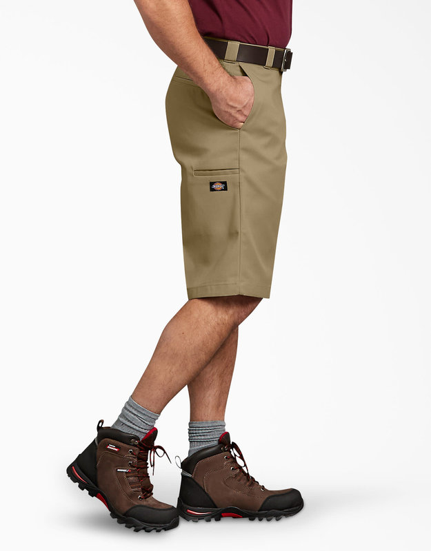 Dickies Relaxed Fit Multi-Pocket Work Shorts 13" - Kaki Militaire (KH)