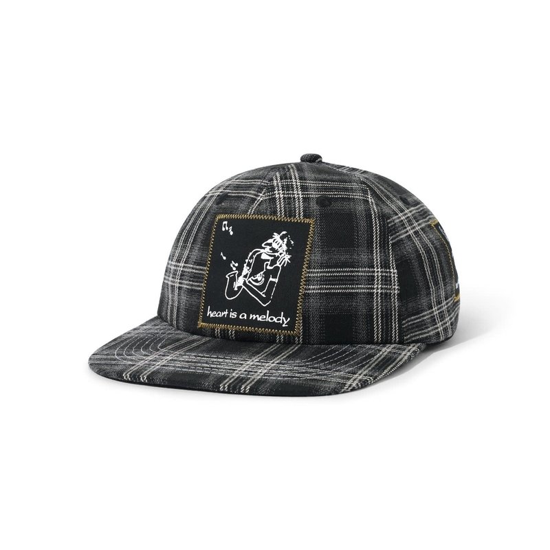 Butter Goods Melody 6 Panel Cap - Black/White