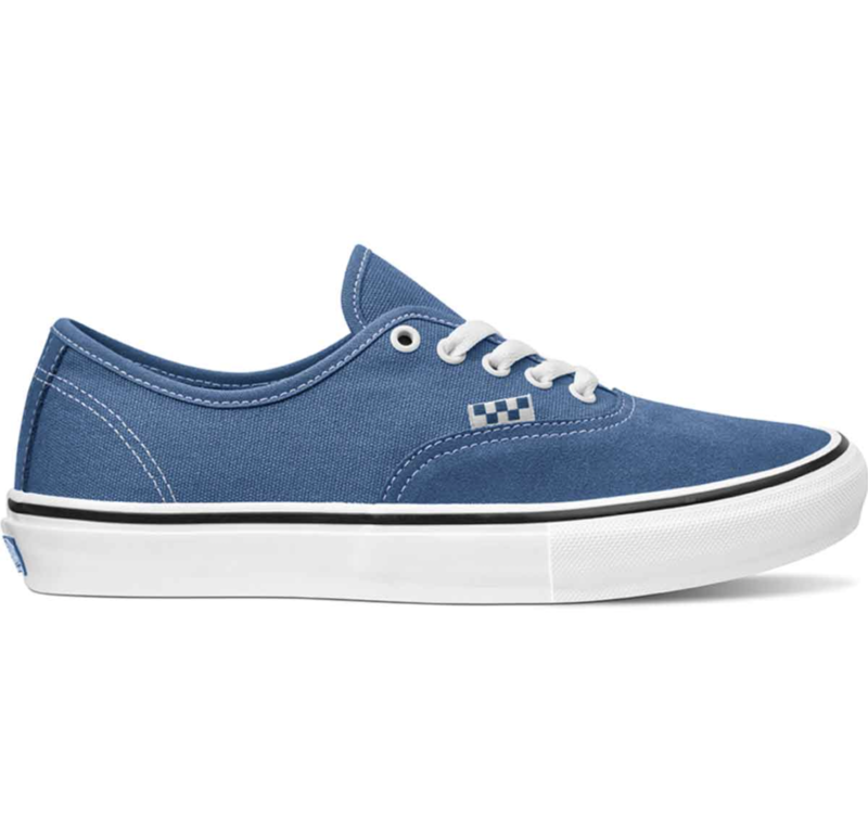 Vans Skate Authentic Skateboard Shoe - Moonlight Blue/True White