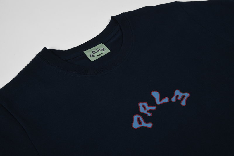 Palm Smoke T-Shirt - Navy