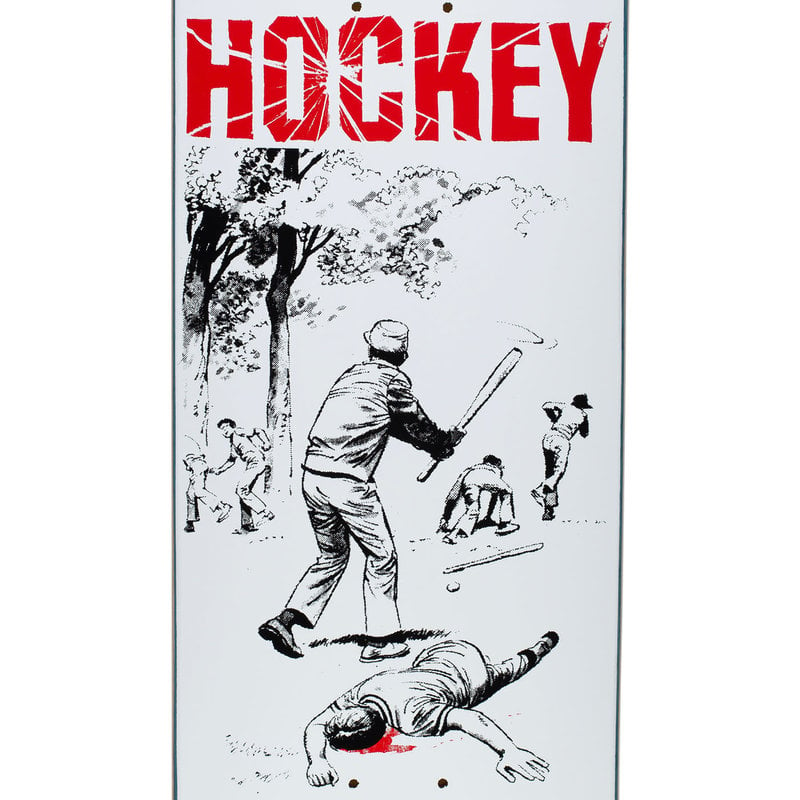 Hockey Baseball White Deck - 8.18"