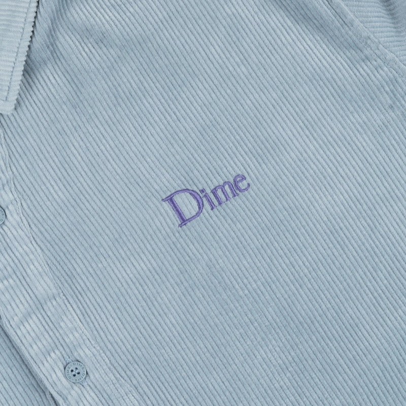Dime Wave Corduroy Shirt - Stone Blue