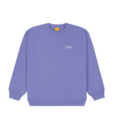 Dime Classic Small Logo Crewneck - Velvet Purple