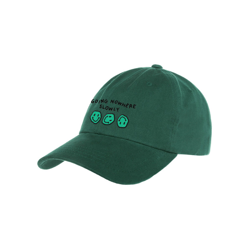 Brother Merle Smiley 6-Panel Dad Hat - Spruce