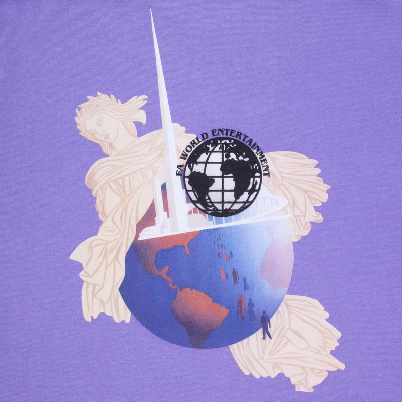 Fucking Awesome World Fair Tee - Violet