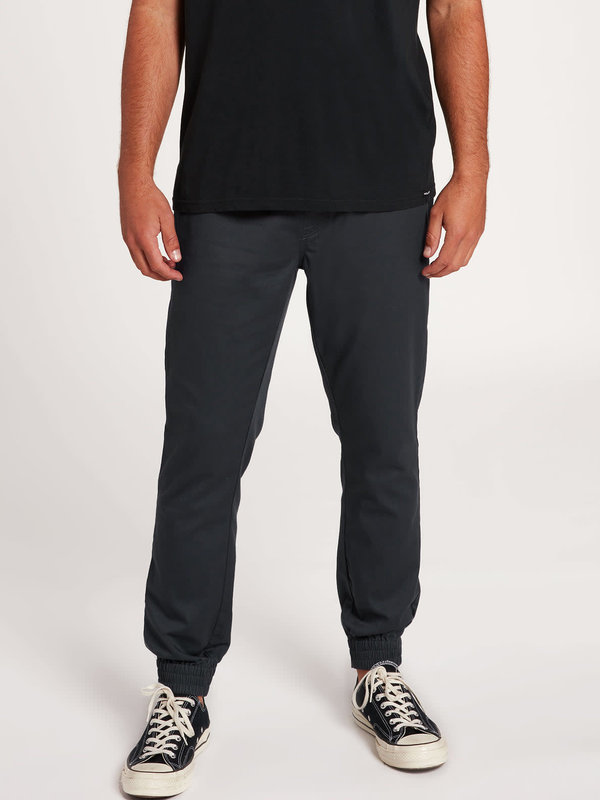 Volcom Men's Regular Frickin Slim Jogger Pant, Charcoal 1, Small at   Men's Clothing store