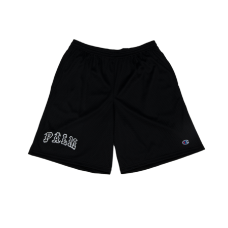 Palm League Basketball Mesh Shorts - Black/White