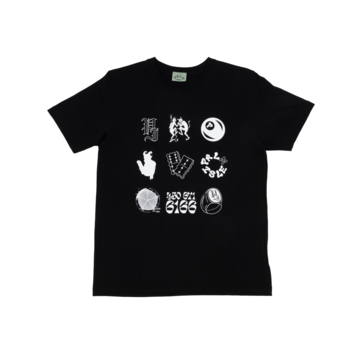 Palm Isle T-Shirt OG Logos - Noir