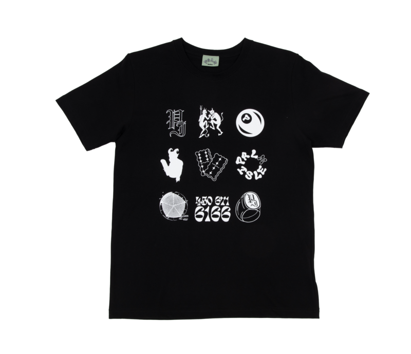 Palm Isle  T-Shirt OG Logos - Noir