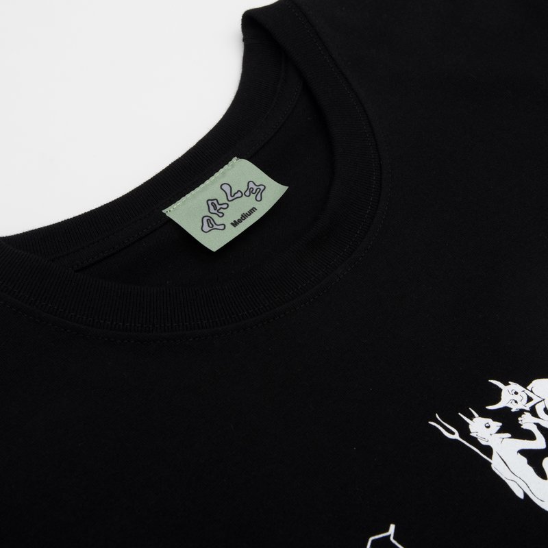 Palm Isle  T-Shirt OG Logos - Noir