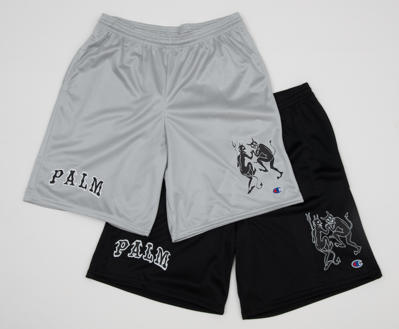 Palm Paul & League Basketball Mesh Shorts - Black