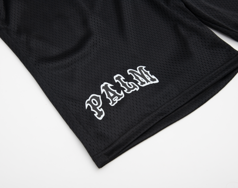 Palm Paul & League Basketball Mesh Shorts - Black