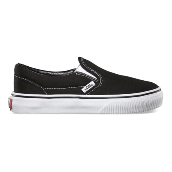 Vans Enfants Classic Slip-On - Noir/Blanc