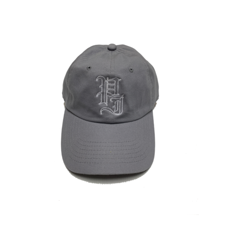 Palm Stamp Embroidered Cap - Light Grey