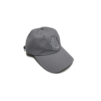Palm Isle Stamp Embroidered Cap - Light Grey