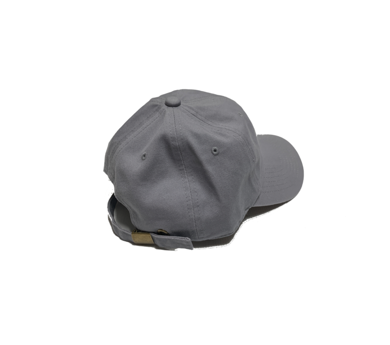 Palm Isle Stamp Embroidered Cap - Light Grey