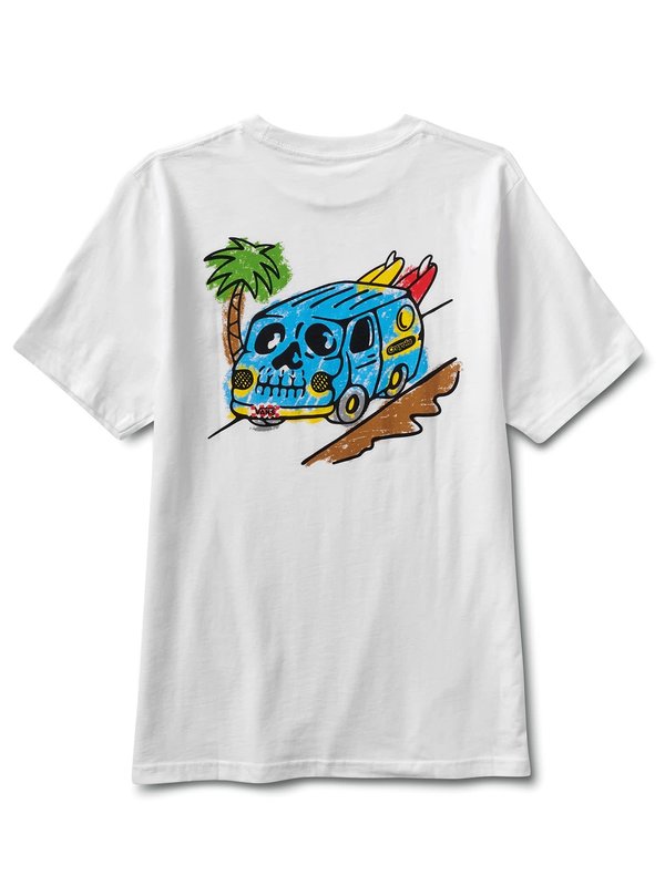 Vans x Crayola Beach Van Boys T-Shirt - White