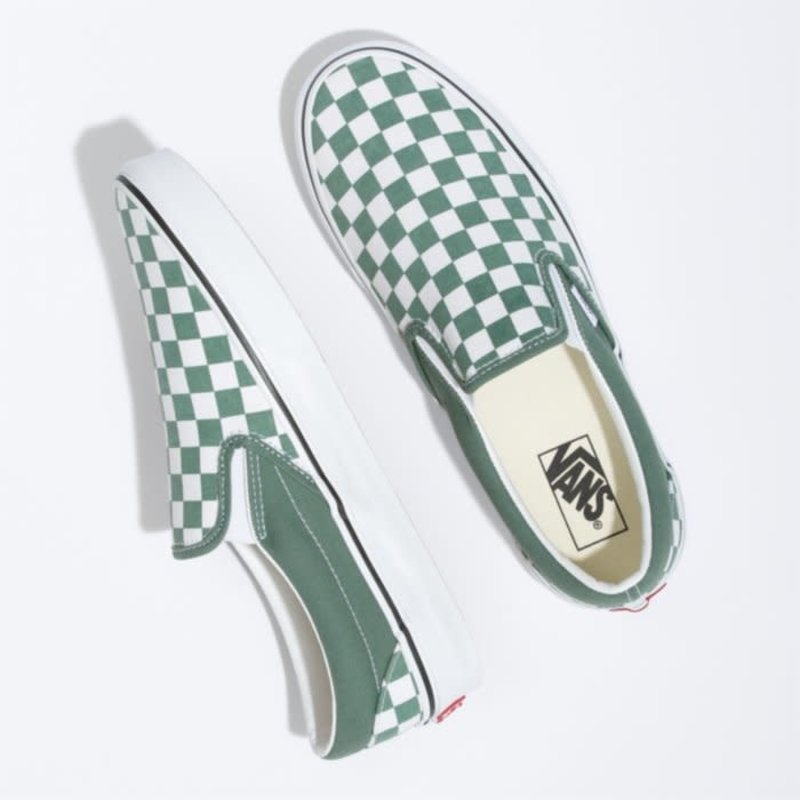 Vans Classic Slip-On - Color Theory Checkerboard Duck Green