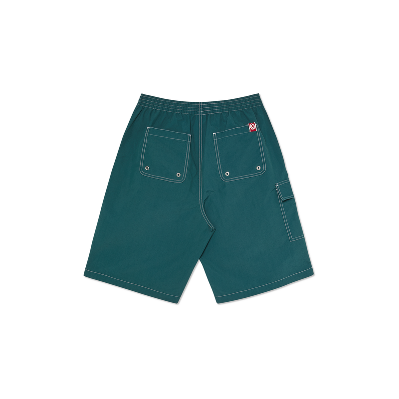 Polar Skate Co. Spiral Swim Shorts - Dark Green