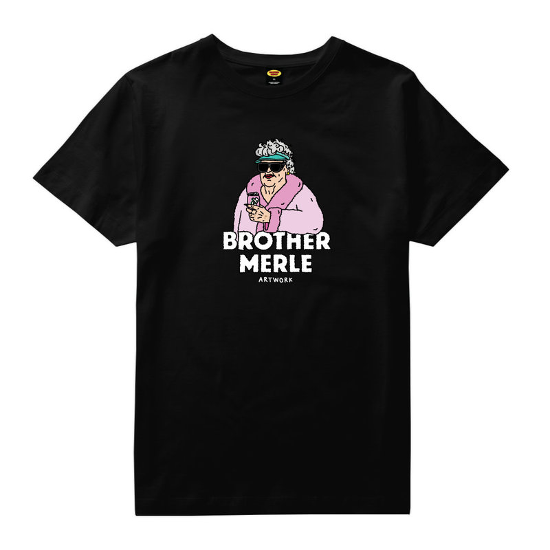 Brother Merle Grandma T-Shirt - Black