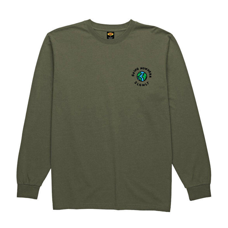 Brother Merle End Of The World Longsleeve - Military Green