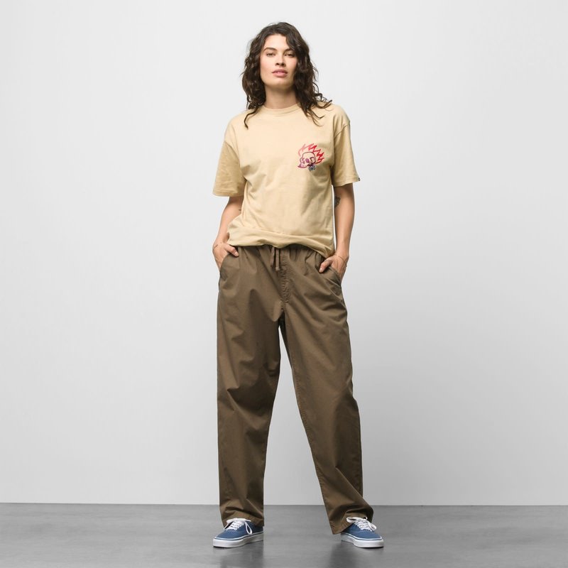 Range drawstring-waist cargo pant Baggy tapered fit