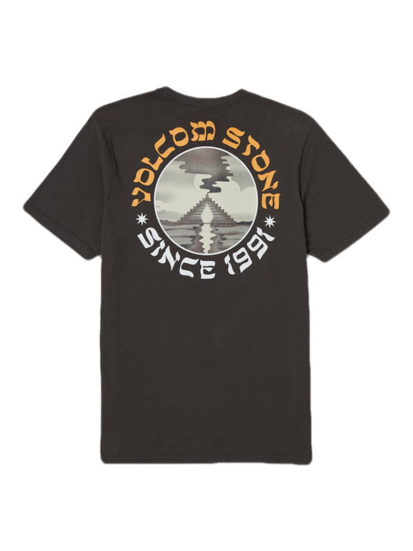 Volcom Stone Portal Farm To Yarn Short Sleeve T-Shirt - Noir Rincé