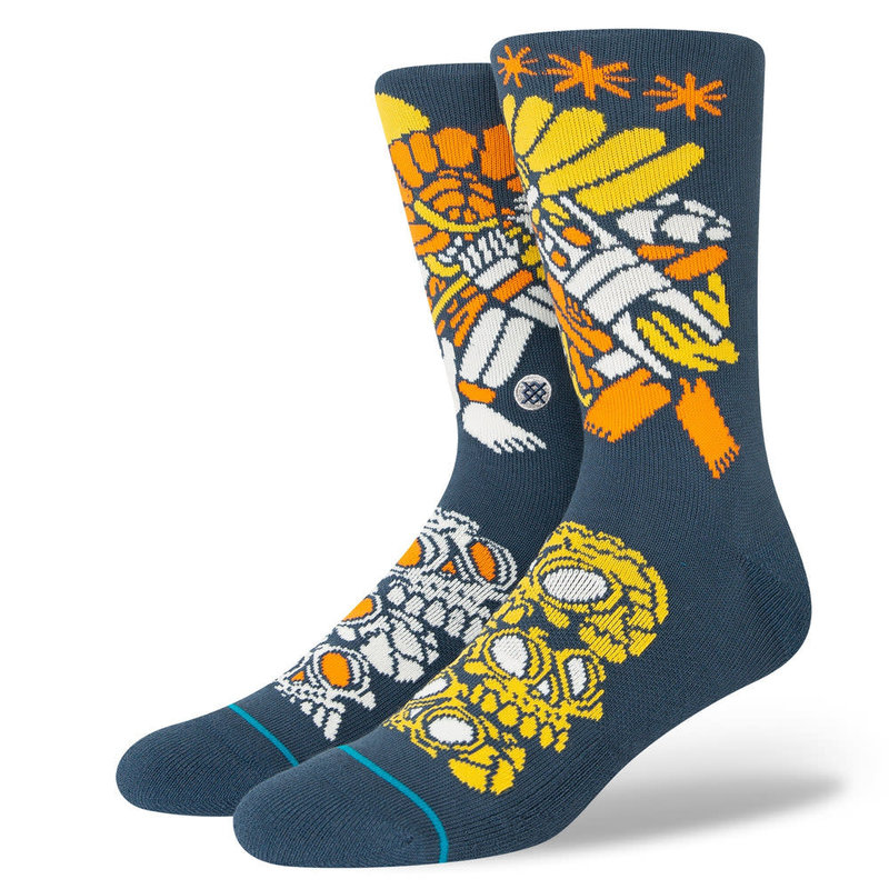 Stance Dj Warrior Crew Socks - Blue