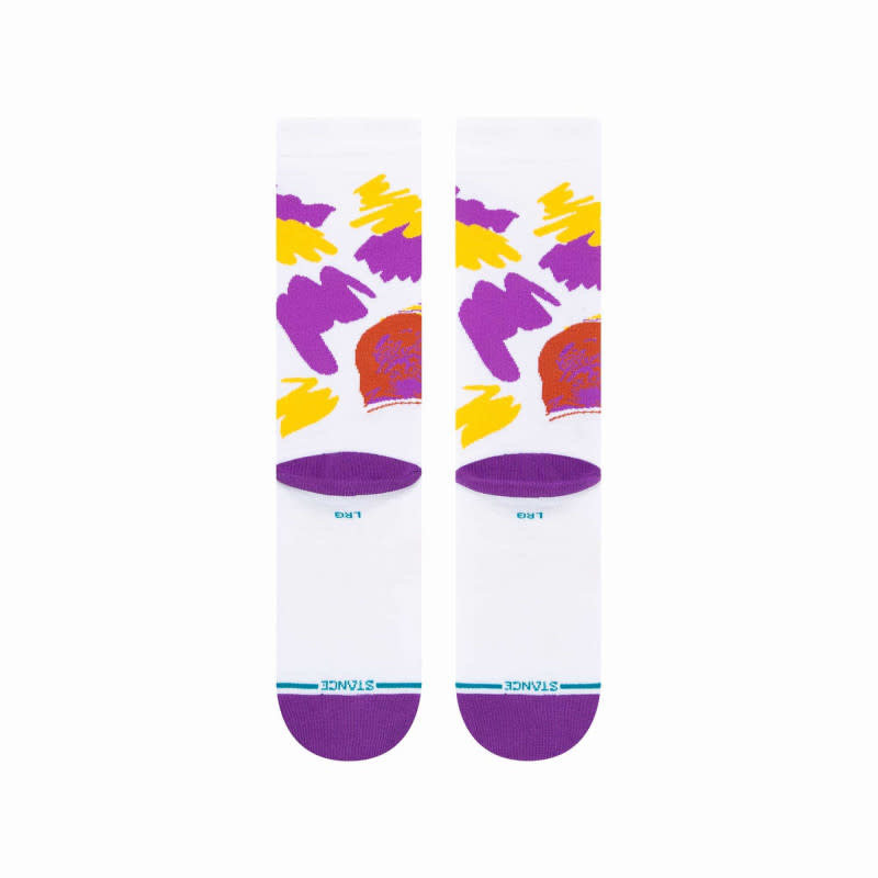 Stance NBA Paint Lebron Crew Socks - White