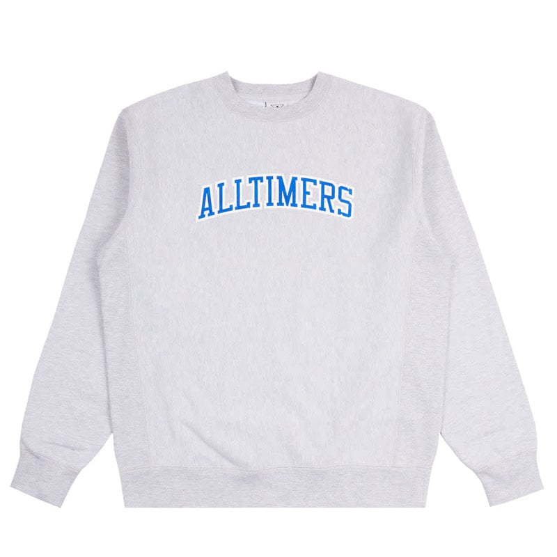 Alltimers City College Crewneck - Heather Grey