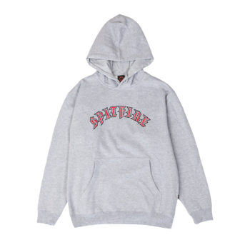 Spitfire Old E Custom Embroidered Pullover Hoodie - Grey Heather
