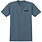 Krooked Moonsmile Raw T-Shirt - Slate/Navy