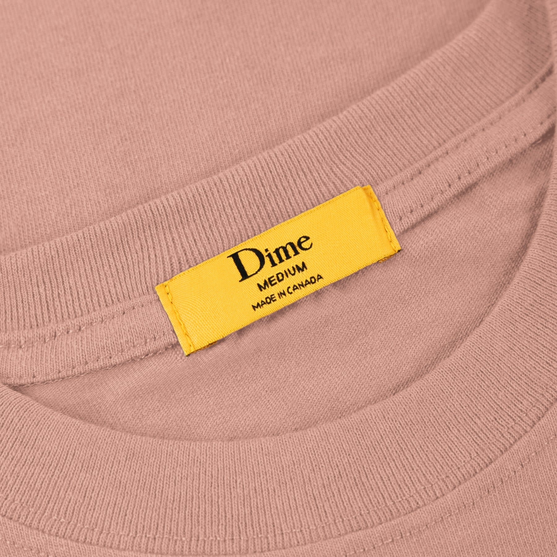 Dime Classic Small Logo T-Shirt - Old Pink - Palm Isle Skate Shop