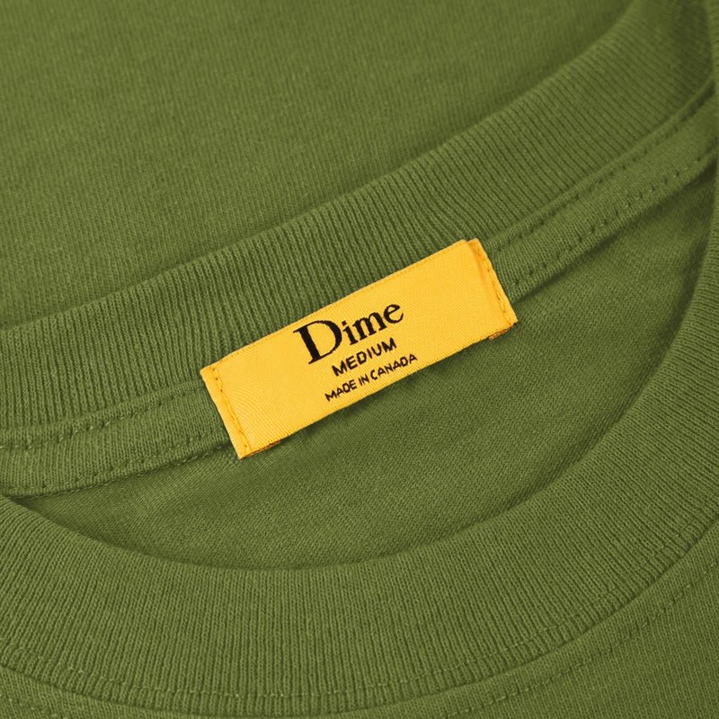 Dime Dime Classic Small Logo T-Shirt - Cardamom
